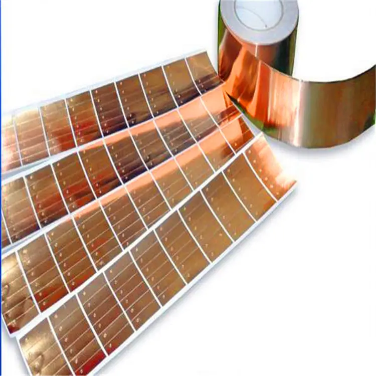 Deson Low MOQ 99.9% Pure Transformer Strip Foil Tape Conductive Adhesive Copper Oem Golden Double Sided Red Copper CN;GUA Meisan