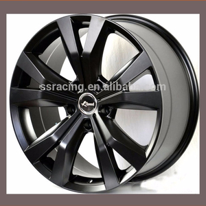 Jantes de voiture pour SUV <span class=keywords><strong>Touareg</strong></span>, roues de voiture au Design Concave, de haute qualité, noir usiné, <span class=keywords><strong>19</strong></span> 20 pouces, - Product Image 5