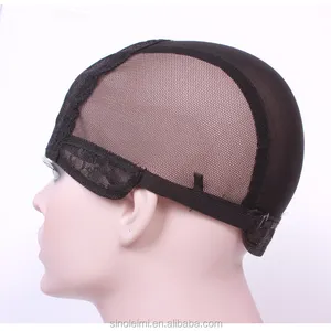 Gorro de peluca para hacer pelucas, tamaño S/M/L, sin pegamento, ajustable