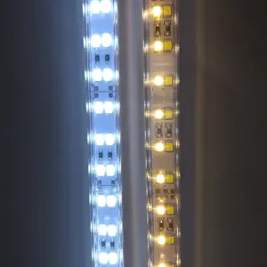 Grosir lampu led bar pc-LED Bar Lampu SMD5730 2835 72led/PC 144 LED/M Keras Kaku LED Bar Lampu Double Line 12 V Lampu Strip LED Kaku Light 10 Pcs/lot 50 Cm/pcs