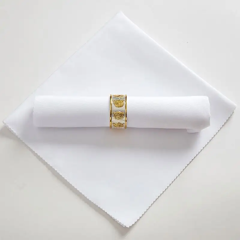 high quality 100% spun polyester table napkin for hotel and restaurant