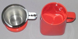 400cc Cuadrado <span class=keywords><strong>verde</strong></span> taza de té <span class=keywords><strong>con</strong></span> tapa y sistema de infusión para el aniversario - Product Image 3