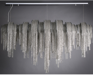 Estilo Europeo volver Terzani lujo moderno diseñador colgando Cadena de aluminio lámpara colgante de luz - Product Image 5