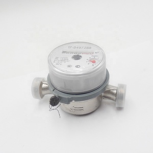 ISO Klasse B Haushalts 15mm Messing körper Trocken zifferblatt Einstrahl-Wasserzähler - Product Image 4