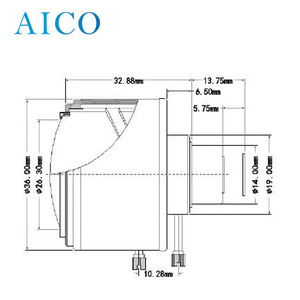 1/2 7 "F1.8 2.5mm đến 7.5mm Hướng dẫn sử dụng Iris 3MP 2.5-7.5mm D14 gắn ống kính linssi zoom góc rộng - Product Image 2