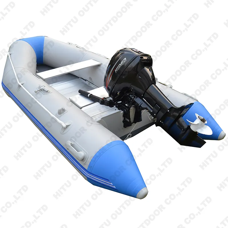 Cheap inflatable boat hypalon or PVC aluminum speed Electric boat with CE certificate