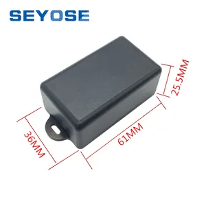 wall mounted small enclosures 61*36*25.5mm plastic electronic project box diy abs box junction box project case