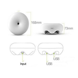 Đèn Bàn Điều Khiển Bằng Cử Chỉ Với Bộ Sạc USB Kép, Cảm Biến Chuyển Động Kích Hoạt, Làm Mờ Vô Hạn, Đèn Ngủ Điều Khiển Cảm Ứng - Product Image 5