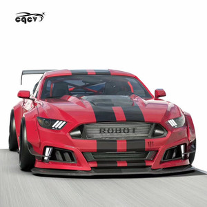 Pieza de ajuste automático genial estilo robot para <span class=keywords><strong>Ford</strong></span> Mustang 2015-2017 Kit de carrocería en fibra de carbono/FRP - Product Image 4