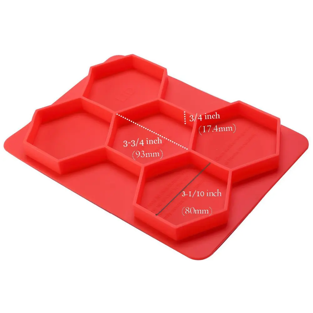 5 Grid Meat Pie Mold Food Silicone Kitchen Tool Family Practical Kitchen Meats Moulds Two Shapes Chosen Cooking Tools