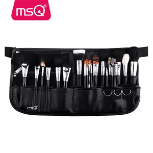 MSQ Set Kuas Profesional, Sabuk Sikat Kosmetik Profesional Makeup