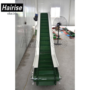 Inclined Flat Top Type Adjustment Z Belt Conveyor