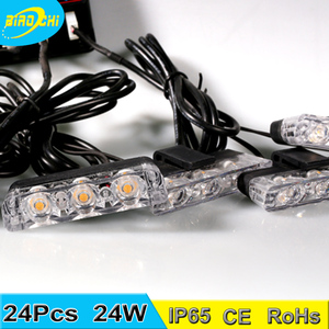 Fábrica 24 W Grille luces estroboscópicas IP6512V/24 <span class=keywords><strong>V</strong></span> ámbar brillante estupendo LED policía luces de advertencia - Product Image 3