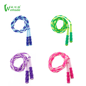 Bán Buôn Dây Nhảy Có Thể Điều Chỉnh Cho Trẻ Em & Người Lớn-Nhựa Đính Cườm Phân Khúc Cầu Vồng Bỏ Qua Dây - Product Image 5
