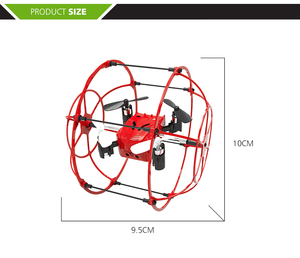 Modelado único Mini 4 canales de largo alcance RC Bola de vuelo Dron para niños - Product Image 4