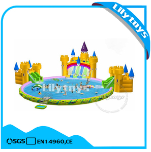 Sell well Earth slideshow <span class=keywords><strong>Chateau</strong></span> order child yellow with swimming pool water park in selling - Product Image 1
