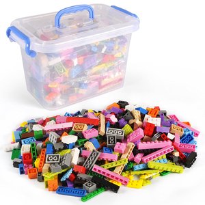 Cubo de Bloques de Construcción - 1000 Piezas de Bloques a Granel con Piezas de <span class=keywords><strong>Techo</strong></span> - Ajuste Perfecto y Compatible con las Principales Marcas - Product Image 2