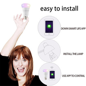 Bombilla LED Inteligente con Base E27, Alimentación CA, Control por Voz con WiFi y Alexa, 16 Millones de Colores RGB, Iluminación para el Hogar - Product Image 5