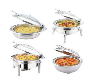 Rectangle Roll Top Chafing Dish Buffet Commercial <strong>Food</strong> <strong>Warmer</strong> <strong>for</strong> <strong>Sale</strong> - Product Image 3