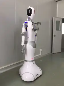 Service Autonomous Robot Humanoid Artificial Intelligence Service Robot Autonomous Welcome Robot