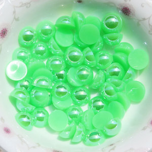 Perle Semisferiche <span class=keywords><strong>all</strong></span>'<span class=keywords><strong>Ingrosso</strong></span> con Retro Piatto da 1,5mm a 12mm, Perle Semisferiche AB Sciolte per Scrapbooking e Creazioni Artigianali, Rosso - Product Image 6