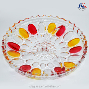 Cajas de Cristal para Dulces de Año Nuevo Chino al por Mayor, <span class=keywords><strong>Vasos</strong></span> de Colores con Cuentas, <span class=keywords><strong>Platos</strong></span> para Cena, Frutas, Sushi, Pastel, Chocolate con Tapa - Product Image 2