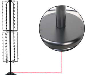 Đặt hiển thị giá sàn xoay kim loại Khoai Tây Chip Clip dải đồ ăn nhẹ hiển thị giá 108 Clip đứng bán lẻ Clip giá mà không có logo - Product Image 4