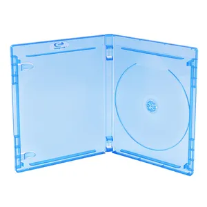 ps4 caso del dvd Suppliers-SUNSHING 14 millimetri Singolo CD DVD Scatola di Imballaggio Trasparente Blu-Ray di Plastica PS4 Caso del Gioco