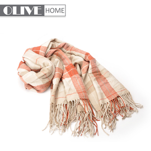 Gros Déplacement Doux Plaid À Franges Tissé Couverture Jeter pour Décoration De La Maison Canapé - Product Image 4