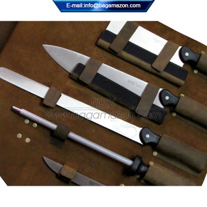 שפים סכין רול תיק עור סכין מקרה OEM יצרן - Product Image 3