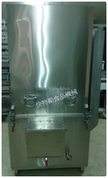 Steamer Gas Seafood Komersial Bahan Stainless Steel dengan Troli untuk Hotel, Restoran, Peralatan Dapur, Bersertifikasi CE, Garansi 1 Tahun