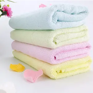 70% bamboo 30% cotton double terry face towel bath towel for women adult beauty body towel customize jacquard LOGO