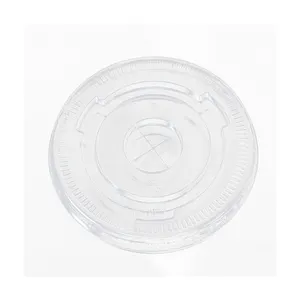 universal compostable PLA yogurt paper coffee cup lid cover /custom disposable ice cream paper cup and lid seal