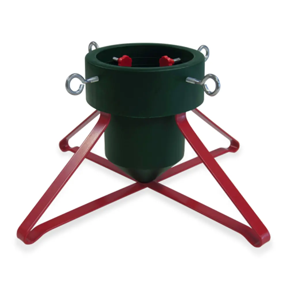Holiday Celebration Red Green Color Real Christmas Tree Stands