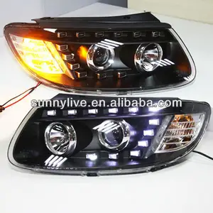 Lámpara de cabeza LED para Hyundai Santa Fe, 2006-2010, tipo V1