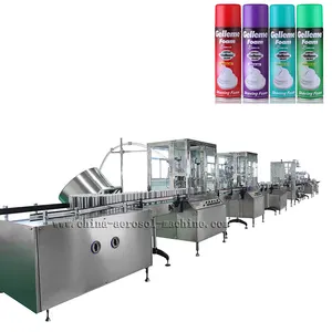 Automatic aerosol shaving foam filling machine with factory price