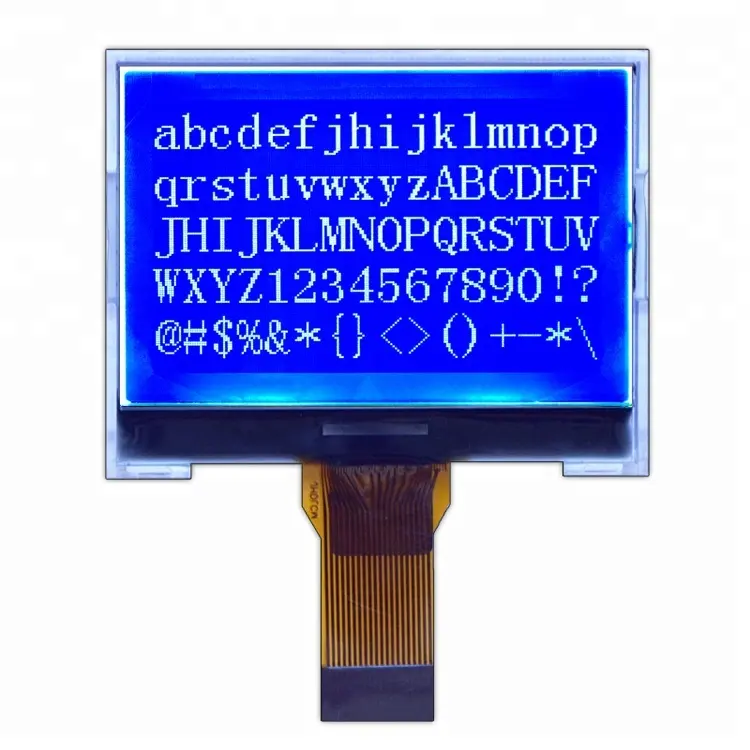 192X128 small lcd module display with blue polarizer JHD192128-G06BTW-B