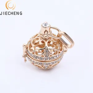 Mới Hàn Quốc Bán Buôn Bạc Thiết Kế Bóng Locket Cage Pendant