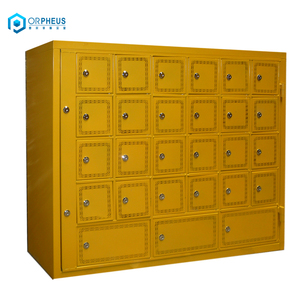 Buzón de varias puertas de acero y metal para exteriores al por mayor de fábrica, estilo de pie con bloqueo de Control maestro para correo exterior y buzón de mensajes - Product Image 2