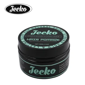 hair wax strong hold hair styling pomade with black jar