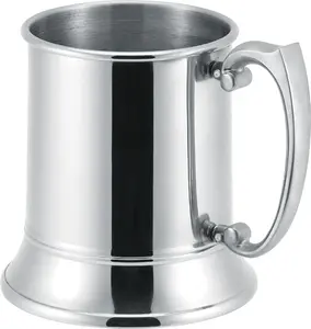 20oz Stainless steel wine cup factory wholesale pewter tankard