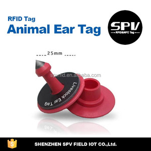 Animals Services ear tag RFID EM4305 HF 13.56 MHz Control To Access - Product Image 2