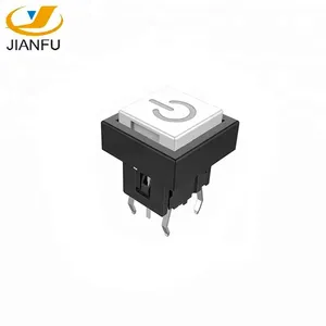 6 pin pc computer power switch button with led 6*6mm