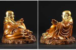 <span class=keywords><strong>Statue</strong></span> di <span class=keywords><strong>Buddha</strong></span> Ridente Antiche di Alta Qualità per Feng Shui, 39 CM, in Vendita all'Ingrosso - Product Image 3
