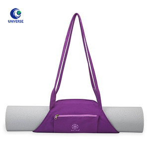 Stylish Cotton Canvas Sport Yoga Foam <strong>Roller</strong> Mat Carrying <strong>Bag</strong> With Shoulder Strap - Product Image 1