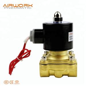 Katup Solenoid Kontrol Masukan Air Kuningan 1/2 Inci 24V AC OEM 2W-40 - Product Image 1