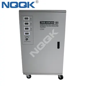 TNS 45KVA / 60KVA vertical type servo motor type three phase ac automatic voltage stabilizer regulator