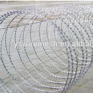 easily assembled protection razor barbed fence/razor mesh fence/barbed razor wire mesh