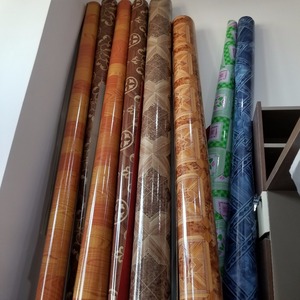 Rouleau de PVC de 1 mm d'épaisseur, revêtement de sol en linoléum bon marché pour la maison, rouleaux de linoléum Lowes - Product Image 1