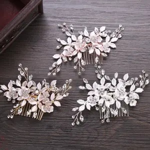 Best-selling Chinese stijl handgemaakte bridal tiara bruid/bruidsmeisje haaraccessoires